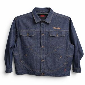 Vintage Platinum FUBU Denim Trucker Jacket 4X Hip Hop Streetwear Y2K Vintage